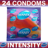 24X Mates Condoms Ribs And Studs By Manix Male Condom